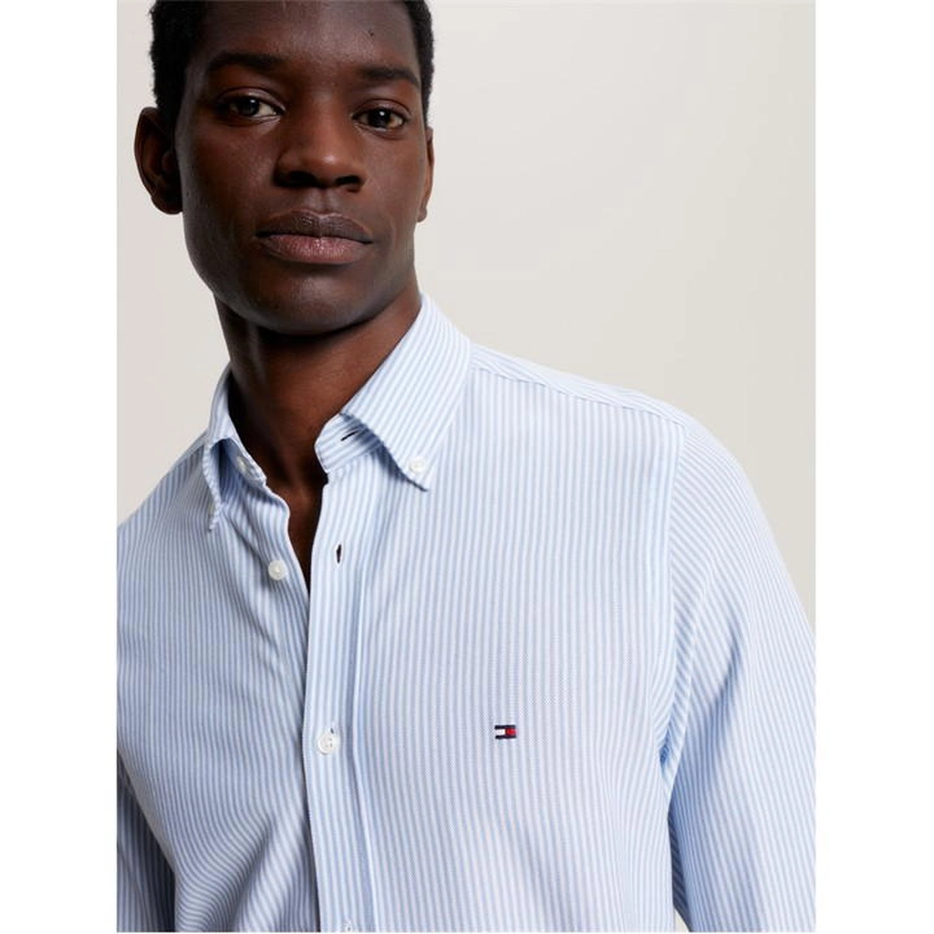 Tommy Hilfiger 1985 Knit Stripe Sf Shirt - Blue